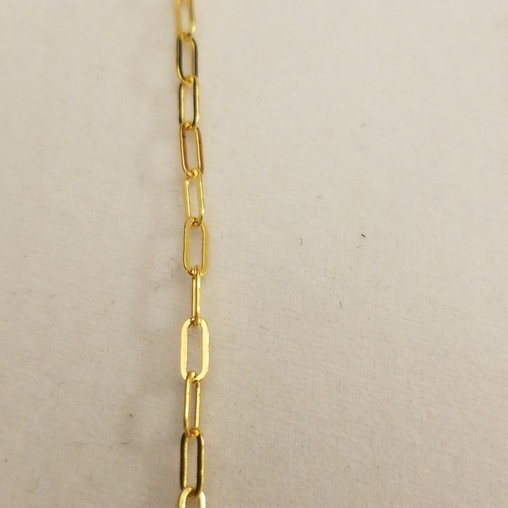 Noir, necklace phrase "Player", gold new - Picture 6 of 8